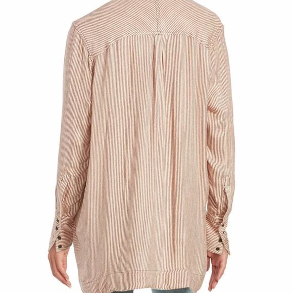 Free People Women’s Striped on the Road Long Sleeve size Small - Picture 2 of 8